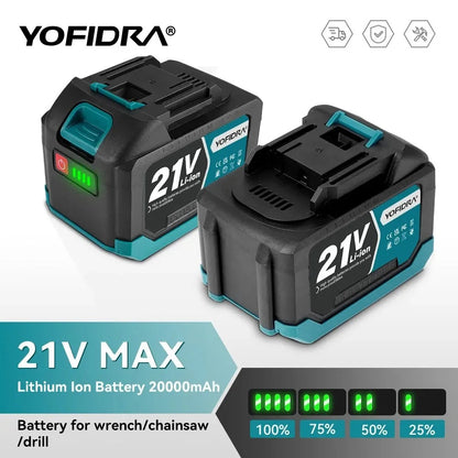 YOFIDRA Rechargeable Lithium-Ion Battery