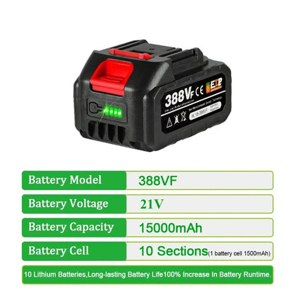 21V Rechargeable Lithium-Ion Power Tool Battery