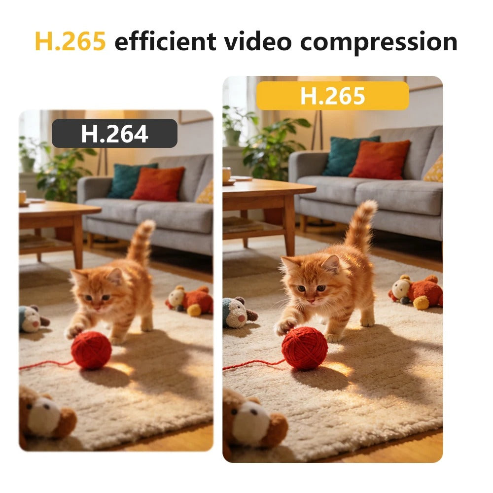 4MP Smart Indoor WiFi Security Camera