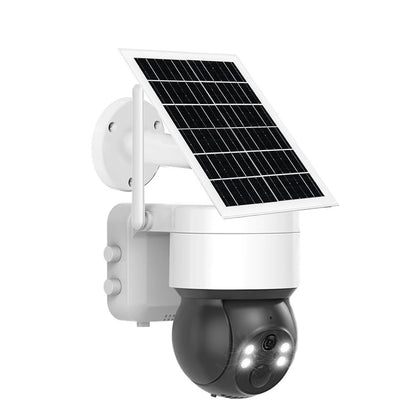 Solar-Powered Outdoor PTZ Security Camera